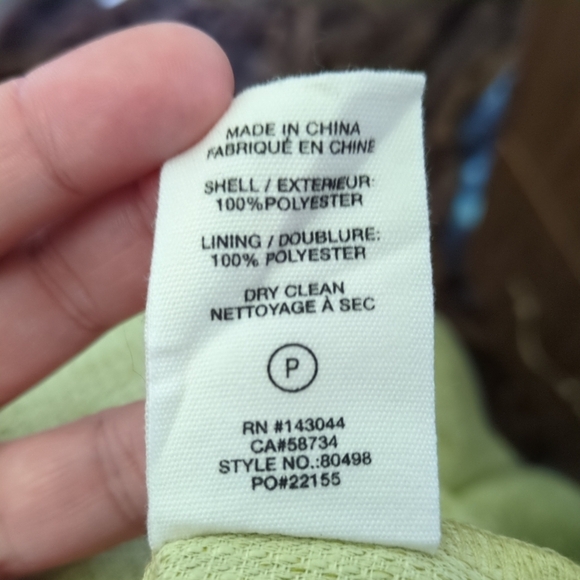 Avec Les Filles Hoodie Jacket Green/Yellow Knit Size XL - Picture 6 of 8